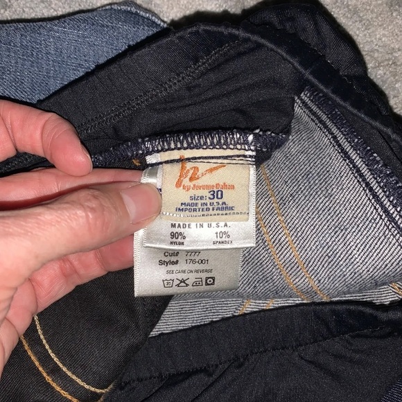 Citizens Of Humanity:Dark Wash Boot cut Maternity Jeans Size 30 X 24 Belly Panel - Picture 6 of 7